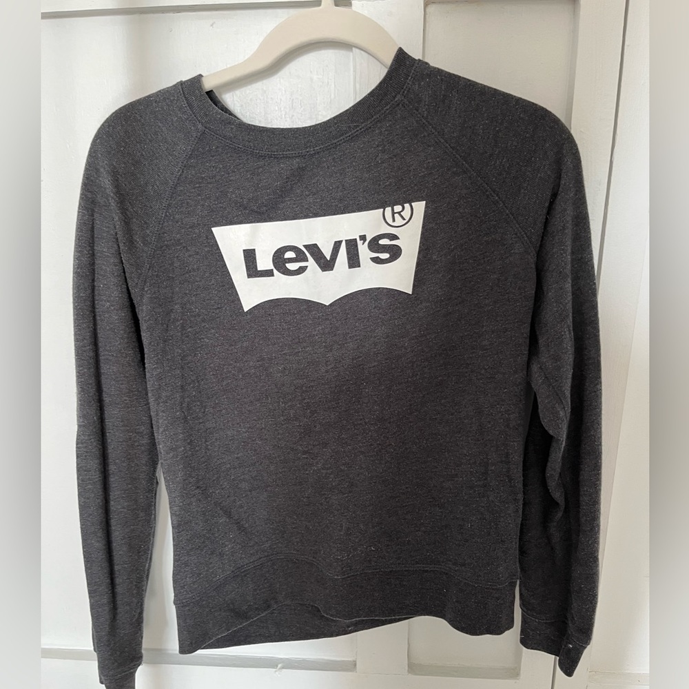 Levi’s Charcoal Gray Sweatshirt S